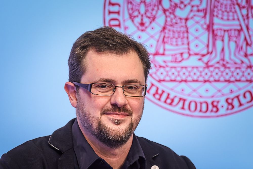 Prorektor Martin Vlach. Foto Hynek Glos, Univerzita Karlova (1)