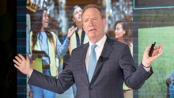 Microsoft&#039;s Brad Smith gives key presentation at CU