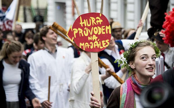 Vyjádřete svůj názor v alegorickém průvodu Studentského majálesu